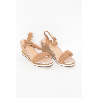 Token Beige Wedge Sandal