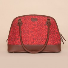 Falaknuma Red Jali Dome Shaped Bag